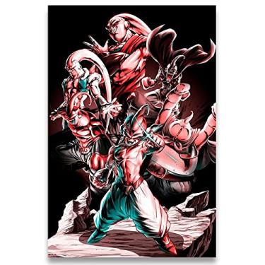 Imagem de Poster Decorativo 42cm x 30cm A3 Brilhante Dragon Ball Majin Boo