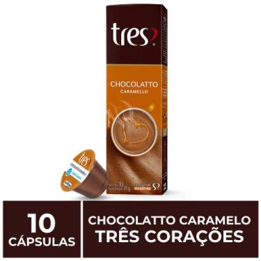 Imagem de 10 Cápsulas Três Corações, Chocolatto Caramello