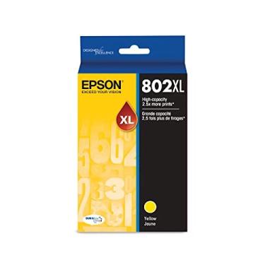 Imagem de Epson T802 DURABrite Ultra -Ink High Capacity Yellow -Cartridge (T802XL420-S) para impressoras Epson WorkForce Pro seleccionadas