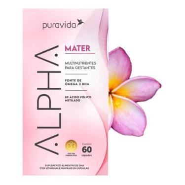 Imagem de Alpha Mater Polivitamínico Gestante Premium 60caps Puravida
