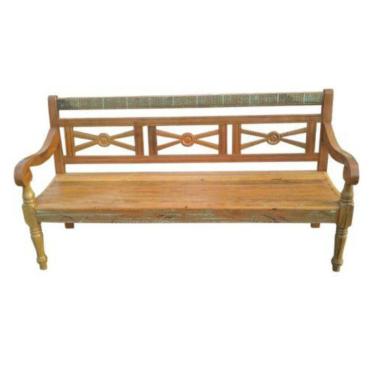 Imagem de Banco Rústico Sheila Em Madeira De Demolição - 1458