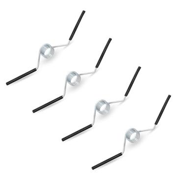 Imagem de Numano (4 peças) para dobradiças de dobradiça de abertura automática para dobradiças de raio de 1,27 cm e 5/20.3 cm, ação reversa para dobradiças de portas internas, fecho de porta de mola funcional