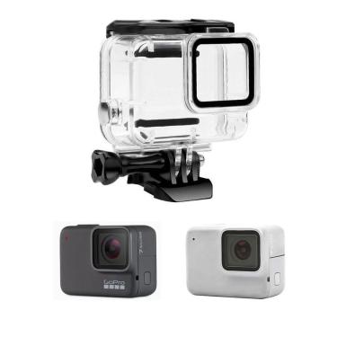 Imagem de Caixa Estanque Case Housing Skeleton para Gopro Hero 7 White/silver Sem Remoção Lente