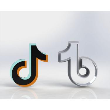 Imagem de Cortador Tik Tok Tamanho 3 Cm