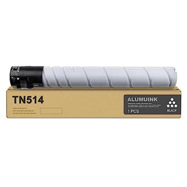 Imagem de TN514 TN514K Cartucho de toner preto, pacote com 1 A9E8130 TN-514K TN 514 TN516 TN515 TN513 TN512 TN324 TN326 Substituição para Konica Minolta Bizhub C458 C558 C658 326 08E 36 Impressora 8E 454E 458E
