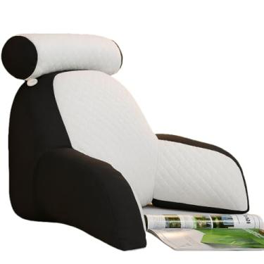 Imagem de Almofada de apoio lombar multifuncional- suporte de leitura confortável(Preto)