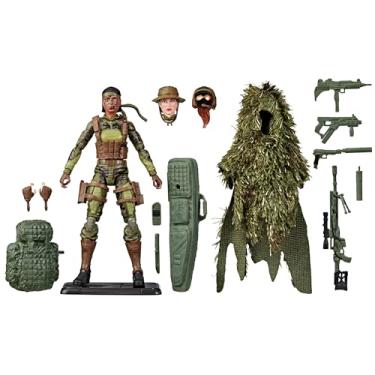 Imagem de G.I. Joe Classified Series 60th Anniversary Action Marine - Sniper, Collectible 6 Inch Action Figure with Ghillie Suit and 19 Accessories