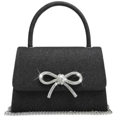 Imagem de Bolsa de noite Dasein Women Party Clutches, bolsas de casamento, laço