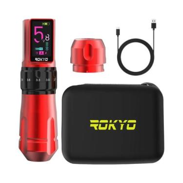 Imagem de Máquina De Caneta De Tatuagem Sem Fio Ajustável ROKYO CR07 2000mAh Bat