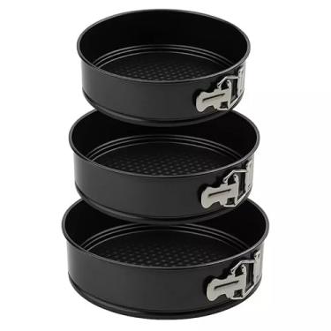 Imagem de Forma Redonda Fundo Removível/Fundo Falso Antiaderente Teflon Para Tortas Bolos (Escolh...