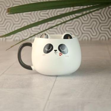 Imagem de Caneca Panda Beijo Empilhável e Romântica