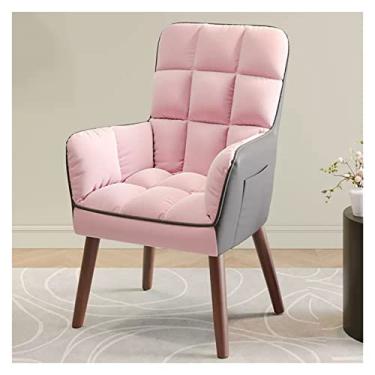 Imagem de Braço, Chaise Lounge, poltrona, poltrona reclinável de tecido moderno, confortável, estofada, individual para sala de estar, escritório, apartamento