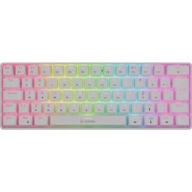 Imagem de Teclado Mecânico Fortrek Gravity Air Compact Wireless Branco