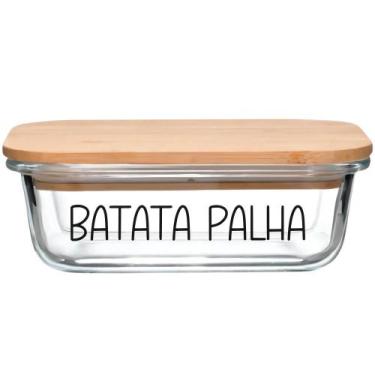 Imagem de Pote Hermético Vidro (1 Litro) Batata Palha - Casa Vitá, Batata Palha
