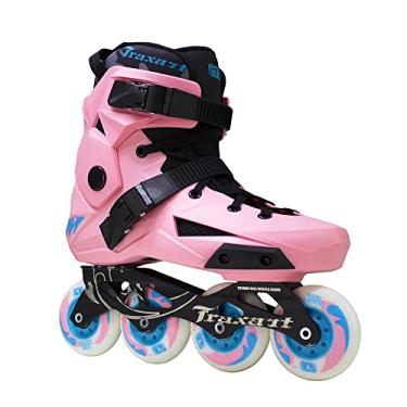 Imagem de Patins Traxart Revolt Rose Freestyle 80mm/85A Abec 9 Roller (35-36#4, Rosa)