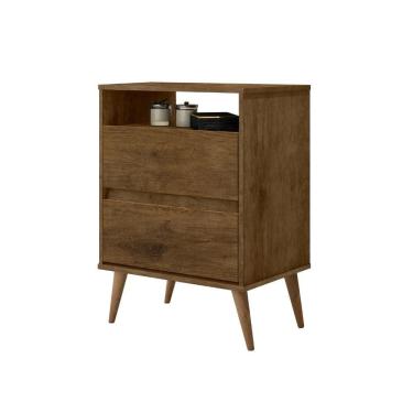 Imagem de Mesa de Mesa de Cabeceira 2 Gavetas Lotus JA Móveis