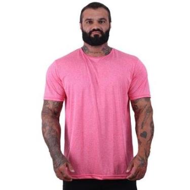 Imagem de Camiseta Tradicional Masculina MXD Conceito Dry 100% Poliéster Rajado Multicolorido-Masculino