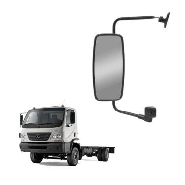 Imagem de Retrovisor para Mercedes-Benz Accelo II Econômico Convexo LE - Fabbof
