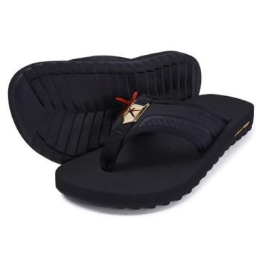 Imagem de Chinelo Sandália kenner Kivah Slot, Preto, 38