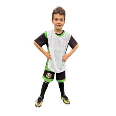 Imagem de Kit 7 Unidades Coletes de Futebol Infantil 3 a 7 Anos Esportivo Treino