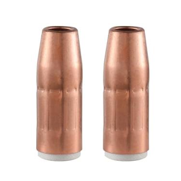 Imagem de Welding Knight Bocal de soldagem MIG N-M1200C orifício de 1/5.1 cm para Miller MDX Series serve para pistola Miller MDX-250 MIG (2-PK)
