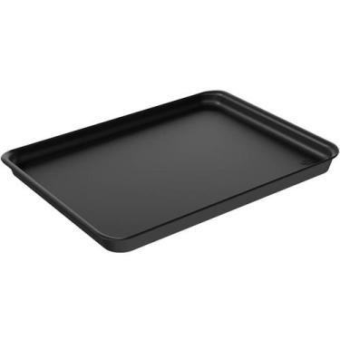 Imagem de Bandeja Plástica para Servir Coza 32x23cm Preto Restaurante A4 Casual 