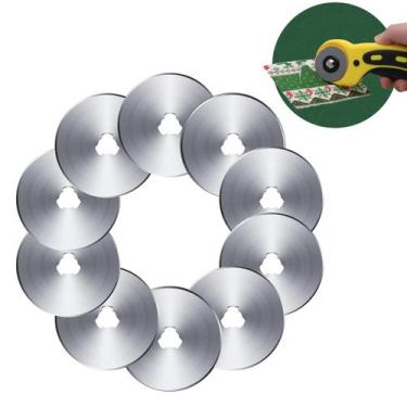 Imagem de 10 Lamina P/ Cortador Circular 45mm - Artesanato Patchwork - Levolpe