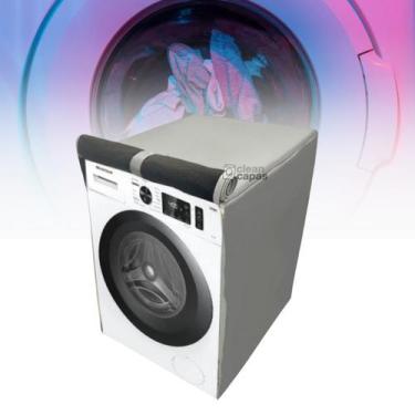 Imagem de Capa para lavadora frontal brastemp 10kg bnf10ab impermeável - Clean C