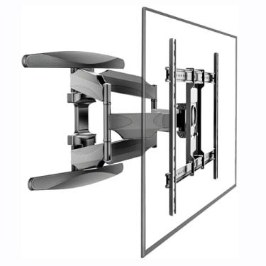 Imagem de Suporte Articulado de Parede para TV, Ajustável com Movimento Completo, Adequado para TVs Planas e Curvas de 32 a 80 Polegadas (VESA 600 x 400 Max), Suporta até 60kg, Instalação Fácil – Preto