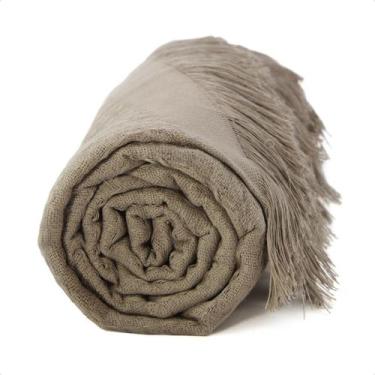 Imagem de Manta para decoração 100% algodão dohler marrocos 150 x 210 cm, Castan