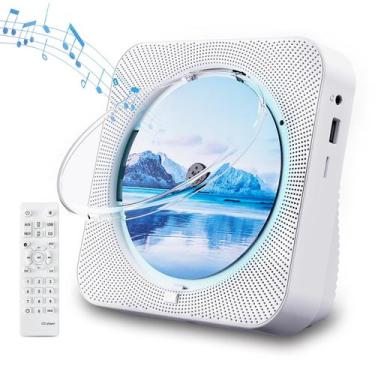 Imagem de Leitor de CD Portátil Bluetooth 5.1 ZYOKATA - Design Moderno e Compact