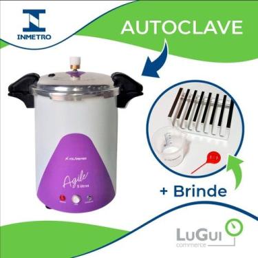 Imagem de Autoclave para Manicure Analógica Profissional Pequena 5 Lit - Geral