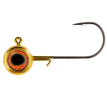 Imagem de Northland Fishing Tackle Deep Vee Jig - Design de quilha de precisão para afundamento rápido e rastreamento reto, ouro metálico, 10 g