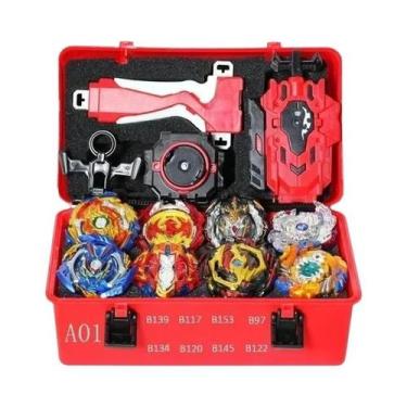 Imagem de Metal Fusion Burst Surge GT Toy Gyro Launcher Spinning Top Bey Blades 