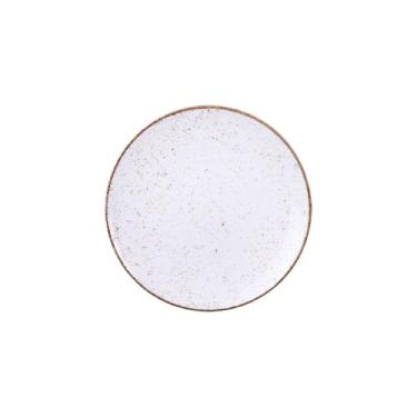 Imagem de Prato Sobremesa Tramontina Rustico Marrom MaxForce em Porcelana 19 cm