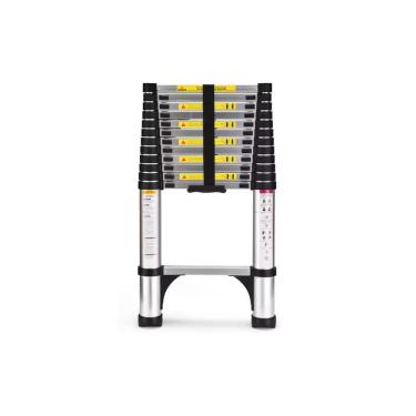 Imagem de Escada Telescópica SeaRiver 15 Degraus 4,4m Extensiva Aço Retrátil