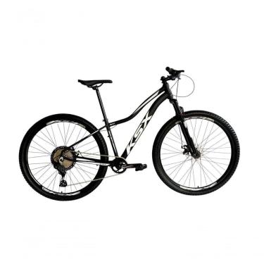 Imagem de Bicicleta Aro 29 Ksx Sd7 Feminina 12v Garfo Com Trava K7 11/50 Freios Hidráulicos Kit 1x12 - Preto/branco Tam. 17