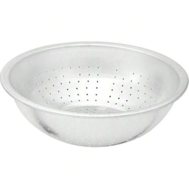 Imagem de Escorredor de arroz e macarrao aluminio retro pintado tam 24cm 3L (Rosa)