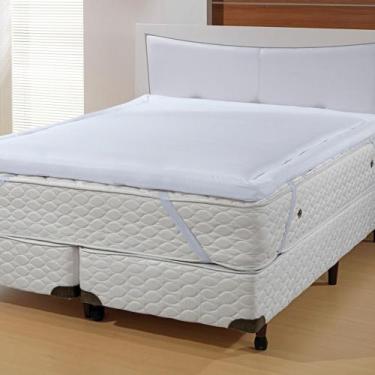Imagem de Pillow Top Protetor Altenburg Lit Blanc Queen 160x200x5cm Super Macio 