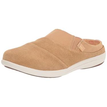 Imagem de REVITALIGN Mule de camurça Siesta Nuevo feminino, Bronzeado, 7.5