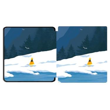 Imagem de Yzlvigrous Capa para Kindle Oasis 9/10ª Geração 2017/2019, Modelo: CW24WI/S8IN4O, TPU de 7 Polegadas TPU Tampa de Casca Traseira com Recurso de Vigília do Sono Automático