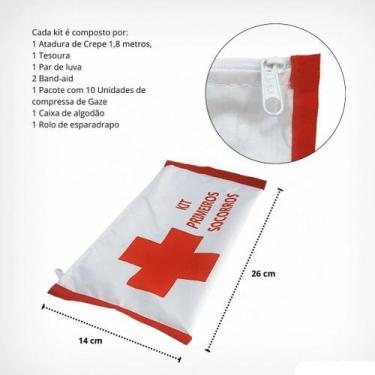 Imagem de Kit Primeiros Socorros Ideal Para Leves Acidentes Dia A Dia - plastcor