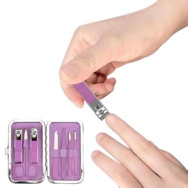 Imagem de Conjunto de manicure para cuidados pessoais, kit de cortador de unhas profissional para manicure e pedicure, acessórios masculinos, cuidados pessoais, cuidados pessoais, presente para homens marido