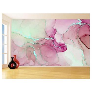 Imagem de Papel De Parede 3D Estilo Marmore Tintas Cores 3,5M Mbr161 - Você Deco