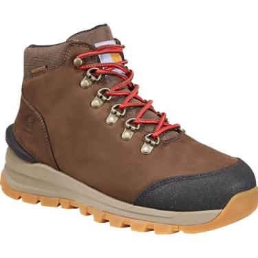 Imagem de Carhartt Tênis feminino Gilmore FH5556W impermeável para caminhada de trabalho de 12 cm, Marrom escuro, 36
