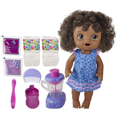 Imagem de Boneca Magic Mixer Boneca Explosão de Mirtilo com Acessórios de Liquidificador para Crianças Acima de 3 Anos, Baby Alive