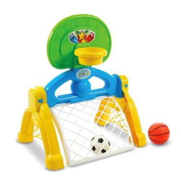 Imagem de Golzinho E Cesta De Basquete Brinquedo Esportivo Infantil - Maral - De
