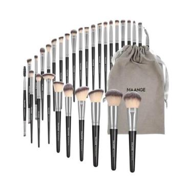 Imagem de Conjunto De 30 Pincéis De Maquiagem Profissionais MAANGE Para Base, Co