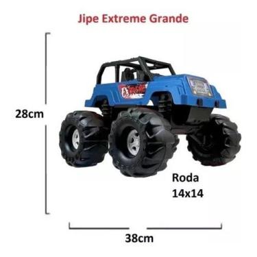 Imagem de Carrinho de brinquedo JIPE EXTREME - Kendy, Azul