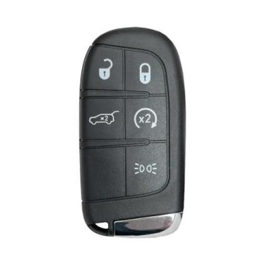 Imagem de Chave Remota Inteligente Para Carro Fiat 500 500L 500X 433MHz Chip 4A 